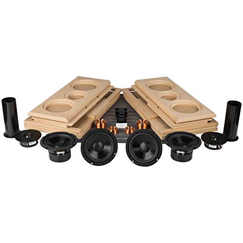 Parts Express TriTrix MTM Speaker Kit Pair with Knock-Down Cabinets - Thumbnail 2