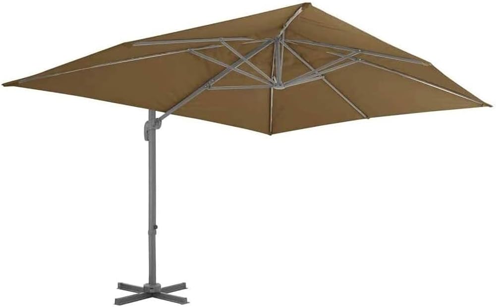 JCNAGXY Garden Patio Umbrellas Umbrella Cover, Used for Home Lawn Outdoor Life Outdoor Umbrella Sunshade,300Cm Long Anthracite Patio Umbrella
