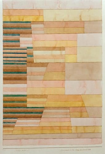 Peinture Poster Impression Paul Klee pour sublimer votre salon moderne
