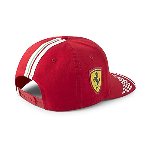 Puma Scuderia Ferrari Carlos Sainz 55 Adjustable Snapback Hat Red #TOP1