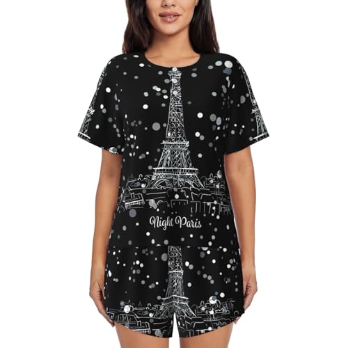Imprimé Tour Eiffel Nuit Paris pour créer une ambiance verrière