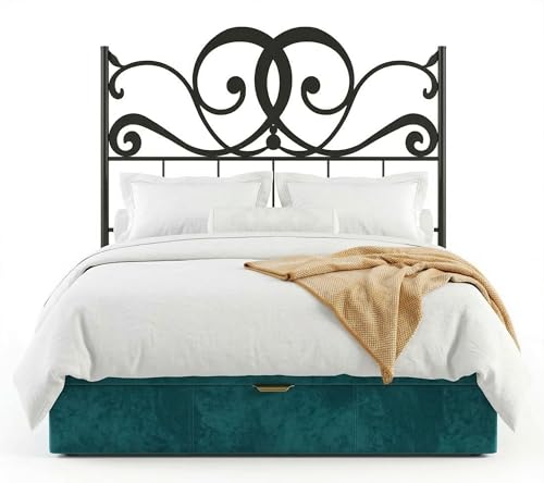 El Herrero Cabecero de Forja Corte Láser Velaris | Cabezal para Cama de Matrimonio e Individual | Producto Artesanal de España