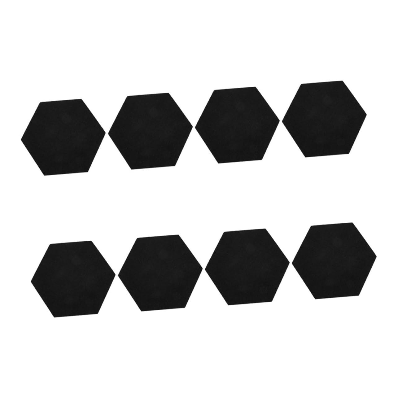Cabilock Cute Bulletin Board 8pcs Felt Hexagon Wall Decor Felt Photo Board for Office Home School