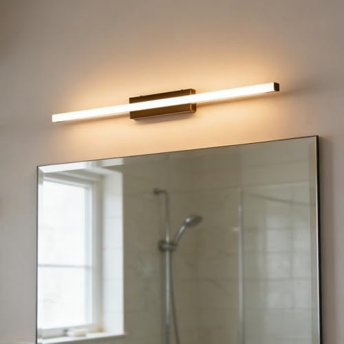 Aplique Largo Rectangular de Diseño en Aluminio Negro y Acrílico 7