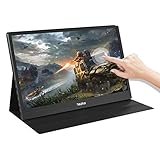 Thinlerain 15.6 Inch Portable Touch Screen Monitor, 1920 x 1080P IPS Display HDMI USB C Monitor Support for Cellphone PS3 PS4 Xbox Windows 7 8 10