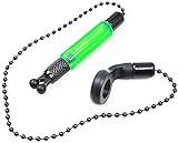 Indicatori di morso, avvisi di pesca leggeri, bobine portatili, ganci di allerta attrezzatura per scambisti carpa accessori pratici canna da esterno illuminata verde