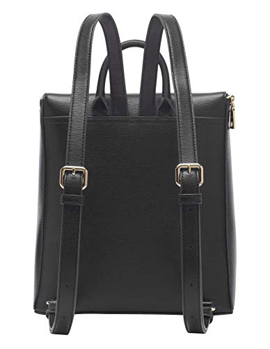 DKNY Multipurpose Fashion Backpack, Black/Gold Bryant2