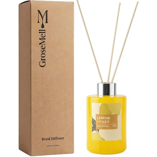 Difusor de varillas aroma limón 120 ml set natural miniatura 1