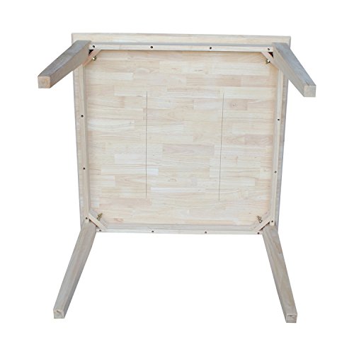 International Concepts Solid Wood Top Table, Unfinished #TOP3