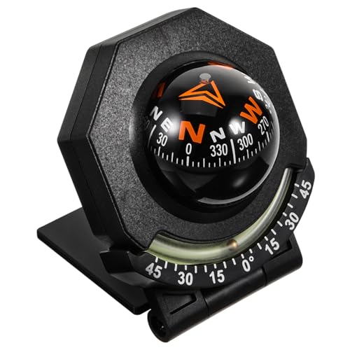 UPKOCH Car Compass Ball Dashboard Navigation Tool for Vehicle Off Road Use Compact Design for Easy Installation for Camping Road Trips