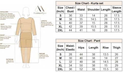 Image of Asmeriyo Women Embroidery Co Ord Set with Side Pocket | Women 2 Pic Kurta Set I Fancy Kurta Set | Stylish Kurti Outfit | Co-Ordination Wear | Festive and Casual wear (212-C-D-19-02)