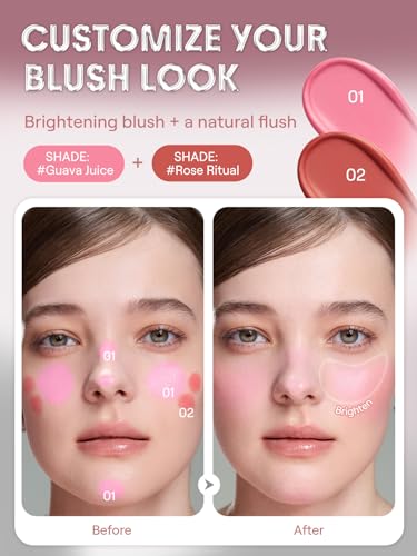 SHEGLAM Buttery Bliss Blush Stick Cream Milk Makeup Blush-Rose Ritual - Thumbnail 3