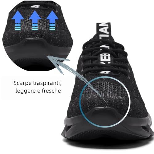 Image of Men's Shoes Trainers Sports Shoes Running Tennis Walking Shoes Gym Trainers Leisure Fashion Lightweight Breathable