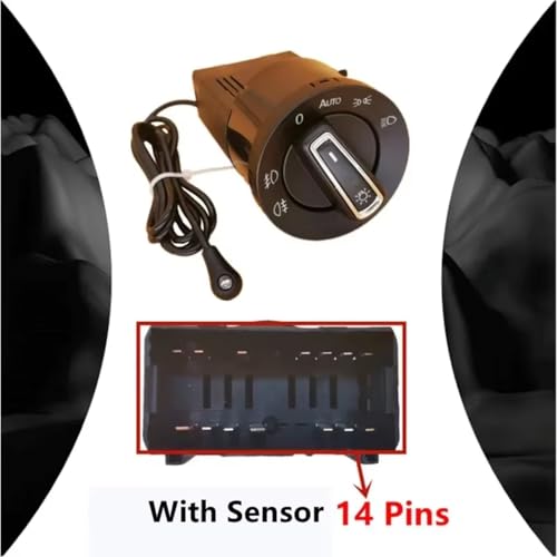 Interruptor del faro coche Skoda Fabia perilla mando luces 3BD941531A 3