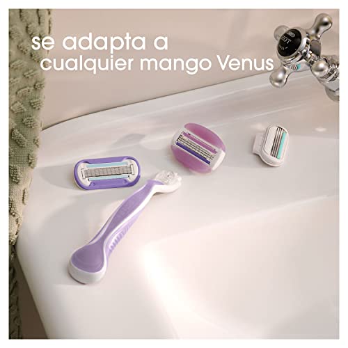 Gillette Venus Comfortglide Breeze Recambios Para Maquinilla Para Mujer, Pack De 8, Recambios Para Una Depilación Suave, Apurada Y Duradera