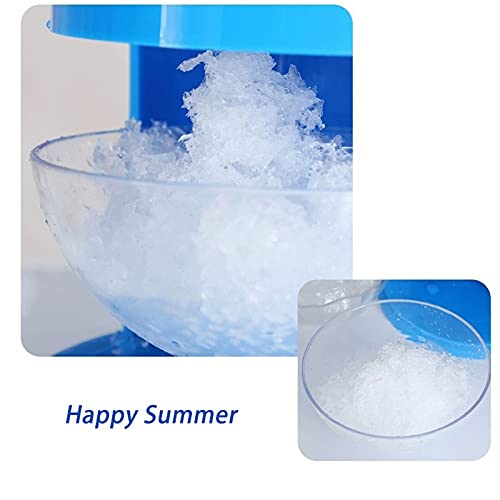 Household Stainless Steel Handhold Manual Ice Crusher Hand Shaved Machine for Snow Cones