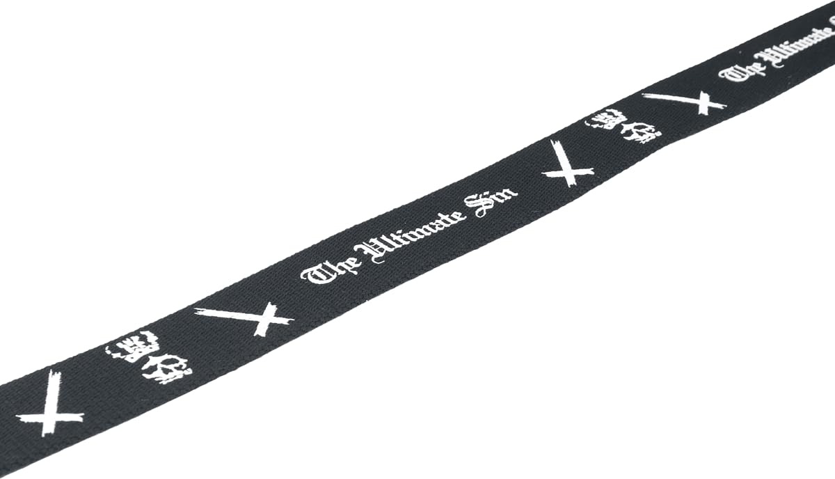 Ozzy Osbourne Logo Unisex Cinturón Negro 100% poliéster
