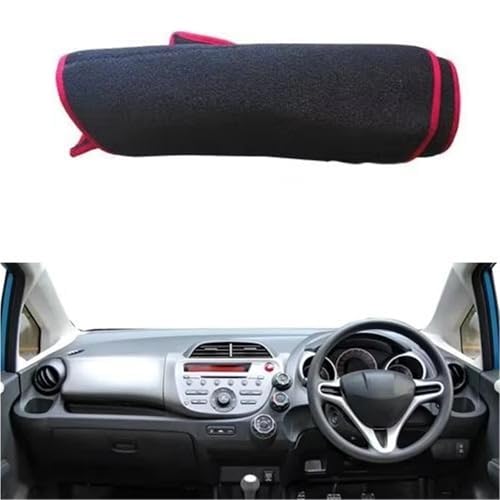 Tapis de tableau de bord gris pour Honda Jazz 2009-2013 RHD protection solaire