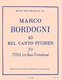 Bordogni: 43 bel canto studies for tuba or bass trombone