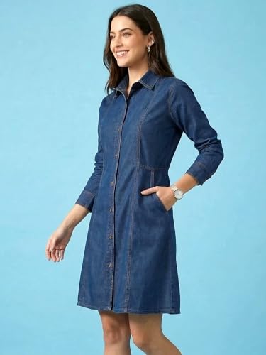 Image of ADDYVERO Women Balloon Sleeve Viscose Rayon Fit & Flare Printed Dress Detailing Above Knee /Mini