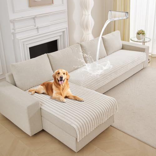 Deep Dream Waterproof Couch Covers for Sectional Sofa, L Shaped Couch Cover