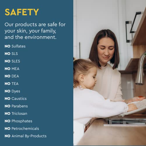 Puracy Dish Soap, Gently Scented With Organic Lemongrass For Fragrance Free Glasses, Kitchen Soap That Cares For Dishes & Hands, Skin-Softening Liquid Dishwashing Detergent Soap, 16 Ounce (3-Pack) #TOP5