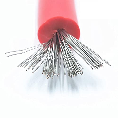 GatherTOOL 5 m/PC Silikon Flexibler Draht mit Hochspannungsdraht und Kabel 2 5KV 30KV 40KV 0. 5mm 0,75 mm 1,0 mm 1,5 mm (Specification : 25KV-0.5mm 20AWG) Cover