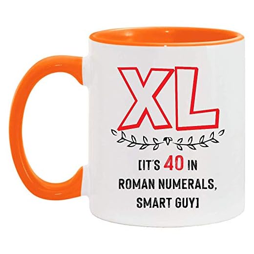 XL Its 100 cm romerska siffror accent mugg gåvor