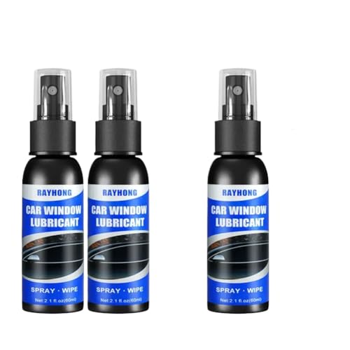 60 ミリリットル窓潤滑剤ゴムドアゴムストリップ車の軟化メンテナンスノイズを除去ユニバーサルカー製品と互換性プリンタ用品(3PCS)