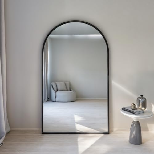 Miroir de chambre ARC mural anti-reflet déformant pour coiffeuse chic - 2