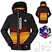 COREEDGE Herren Beheizbare Jacke, Wasserdicht...