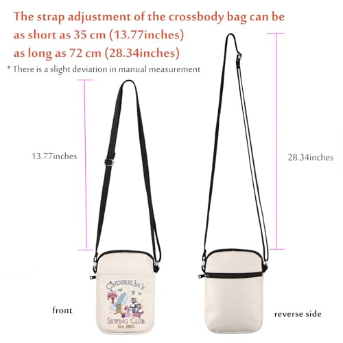 KUIYAI Sew Movie Inspired Crossbody Purse Bag Sewing Character Gift Sewing Club Est 1950 Messenger Bag (SewClubCrossB)3