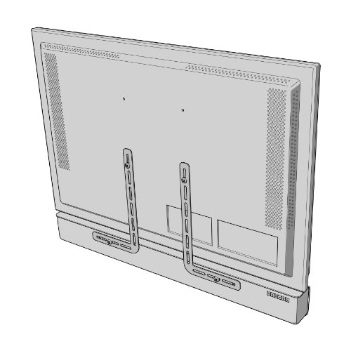 Soporte para barra de sonido Meliconi para organizar el cine en casa en tu salón 3