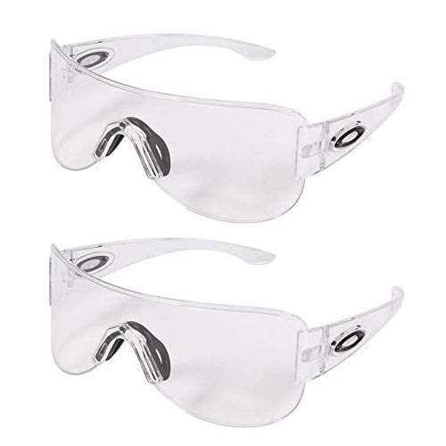 Preisvergleich Produktbild 2 x Sicherheitsbrille für Kinder, transparent, Schutzbrille für Pistolen, Spielzeug, Airsoft, Racquetball, Kampfball