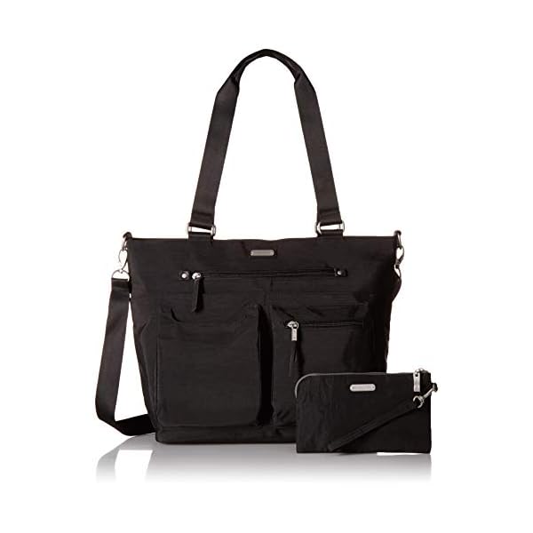 Baggallini-Any-Day-Tote-with-RFID-Phone-Wristlet Baggallini Any Day Tote with RFID Phone Wristlet - Crossbody Tote Bag for Women - Lightweight Travel Bag