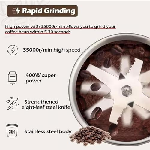 Moulin à grains de café machine de broyage pour épices et céréales - 3