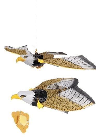 Image of Flying Eagle Bird with Spread Wings Toy for Kids| Battery Operated Fly Eagle Toy with Hanging String and Sound | Animal Figure Toys for Toddler Kids | Birthday Gift for Boys and Girls