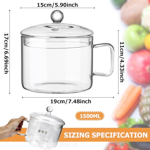 Juego de utensilios de cocina de vidrio borosilicato premium 3