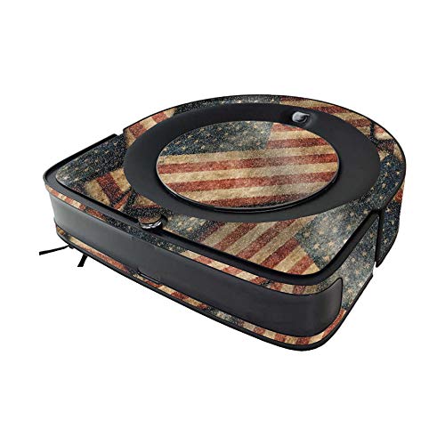 Image of MightySkins Glossy Glitter Skin Compatible with iRobot Roomba s9 Vacuum - Vintage American | High-Gloss Glitter Finish | Easy to Apply and Change Styles | Made in The USA