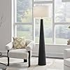 Signature Design by Ashley Hallburg Modern Textured Polyresin Floor Lamp with 3-Way Switch, Black