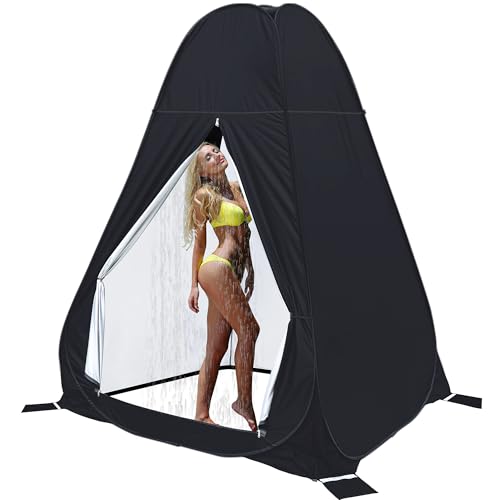 anngrowy 7FT Portable Shower Privacy Tent