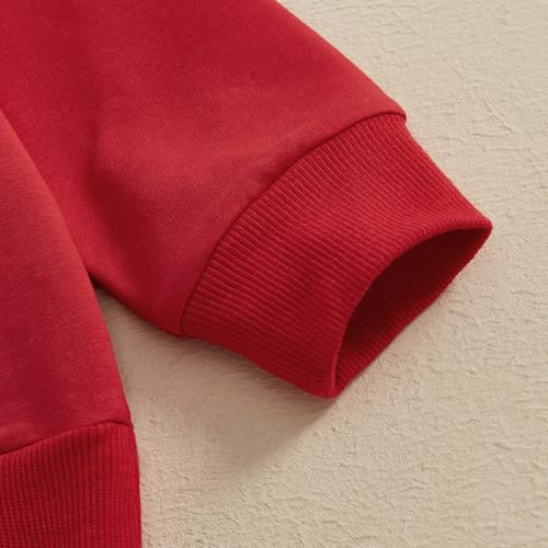 Image of Thorn Tree Valentines Skirts Set Toddler Girl Spring Winter Outfits Heart Sweatshirt Mesh Skirts Cute Baby Girl Set
