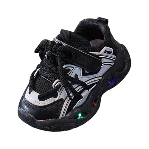 Toddler Boys Girls Mesh Sneakers Baby Slip On Lace-up Running Walking Shoes Breathable Wide Athletic Trainers
