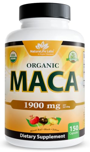 NaturaLife Labs Organic Maca Root Capsules