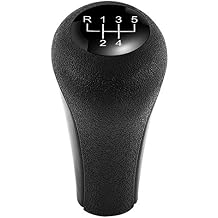 KIMISS 5 Speed Shift Knob, for E28 E30 E34 E36, Car Manual Gear Stick Head Non-Slip and Comfortable Shifting Knob Shifter Black