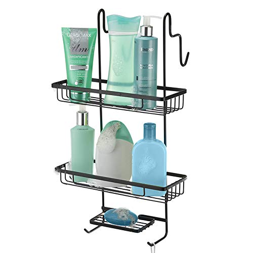 Prateleira Porta Shampoo p/Box, 28.5cm, Preto, Arthi
