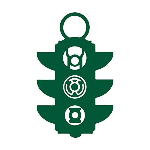 ANGDEST Green Stop Lantern Light Decals (Set of 2)