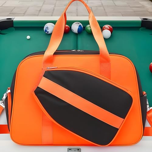 Sac de pickleball femme grande capacité à bandoulière pour vos raquettes