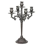 Le colis est livré avec 1 bougeoir non assemblé. Dimensions : 29 x 29 x 42,5 cm.