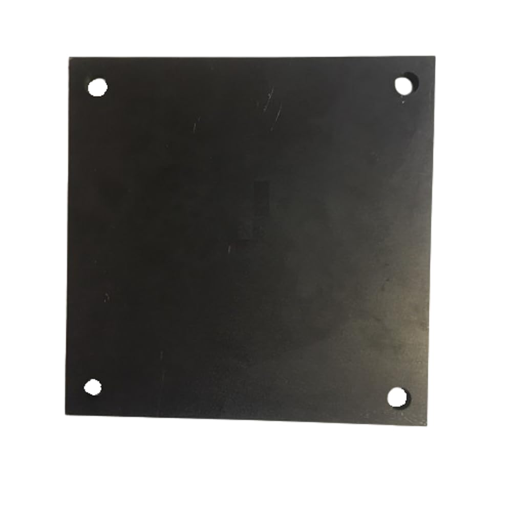 Platine acier 200X200X10 percée LeMétal contre le jeu des structures